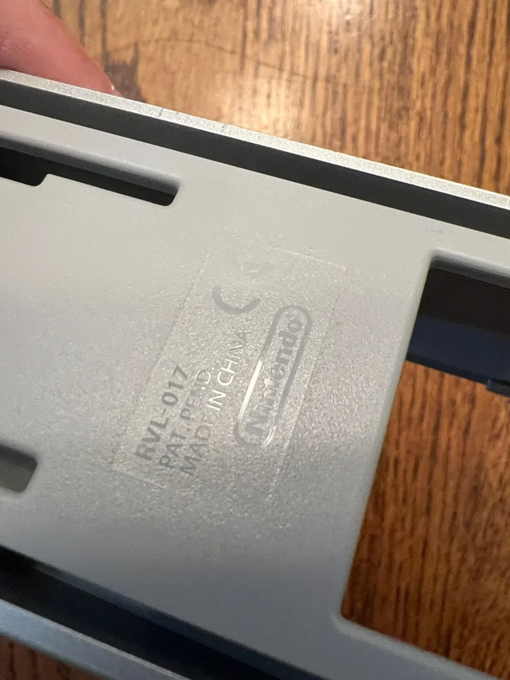Vintage Y2K Nintendo Wii Gray Stand Base RVL-017 Replacement Part OEM